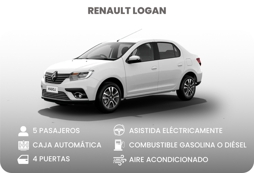 Alquiler de carros económicos en Cali - Renault Logan