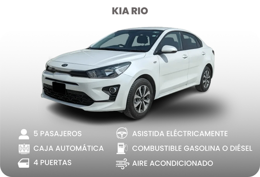 Renta de carros baratos en Cali - Kia Rio