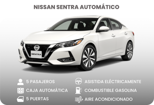 Renta de carros en Cali - Nissan Sentra