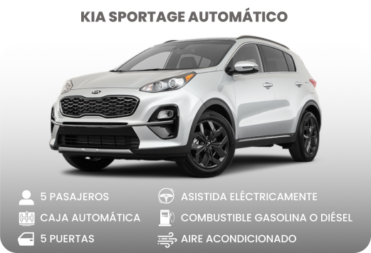 Rent a Car Cali - Kia Sportage